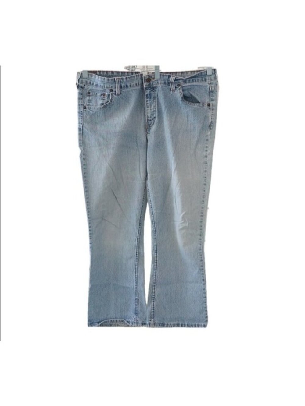Levi's Stretch Low-rise Bootcut Jeans, Light Wash, Size 18 Short